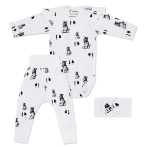 Komplet dla dziewczynki Zebra