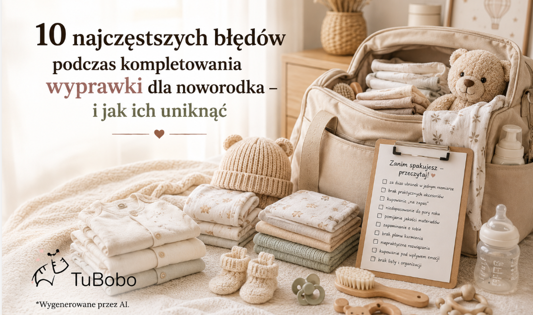 10 najczęstszych błędów podczas kompletowania wyprawki dla noworodka – i jak ich uniknąć