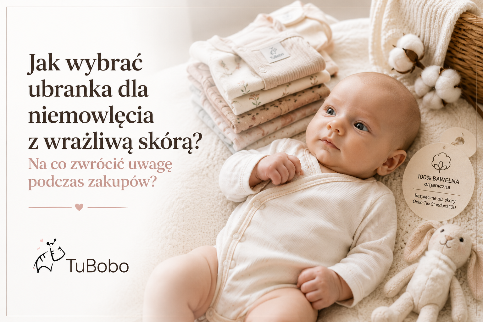 Jak wybrać ubranka dla niemowlęcia z wrażliwą skórą? Na co zwrócić uwagę podczas zakupów?
