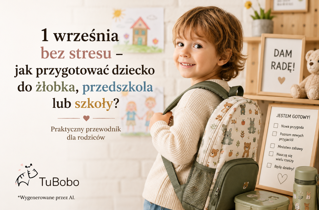 1 września bez stresu – jak przygotować dziecko do żłobka, przedszkola lub szkoły?