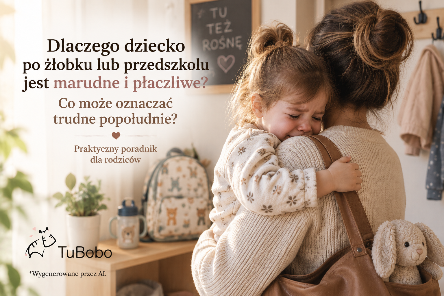 Dlaczego dziecko po żłobku lub przedszkolu jest marudne i płaczliwe? Co może oznaczać trudne popołudnie?