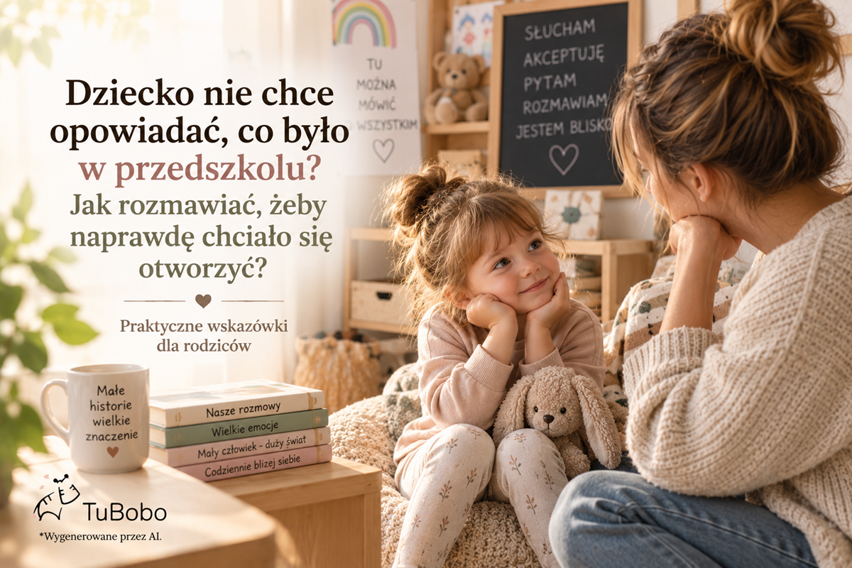 Dziecko nie chce opowiadać, co było w przedszkolu? Jak rozmawiać, żeby naprawdę chciało się otworzyć