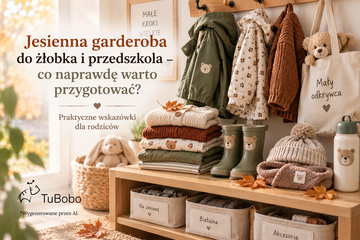 Jesienna garderoba do żłobka i przedszkola – co naprawdę warto przygotować?